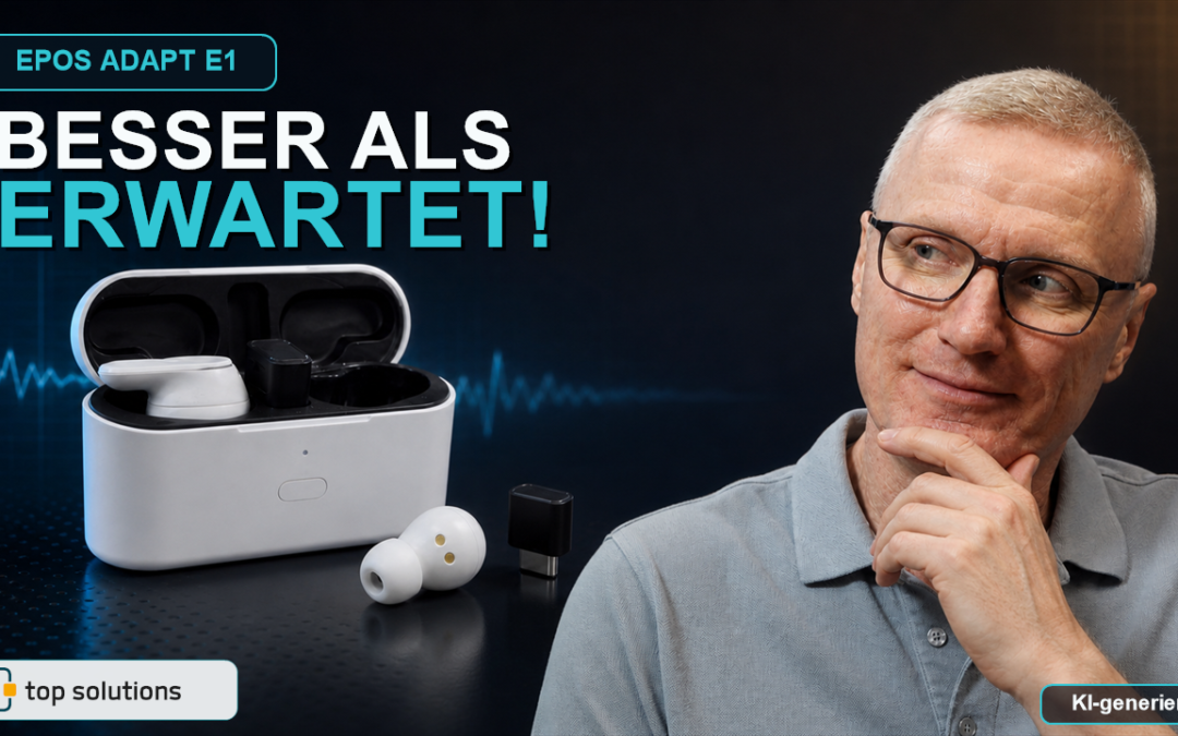 Unser YouTube-Kanal startet mit dem EPOS ADAPT E1